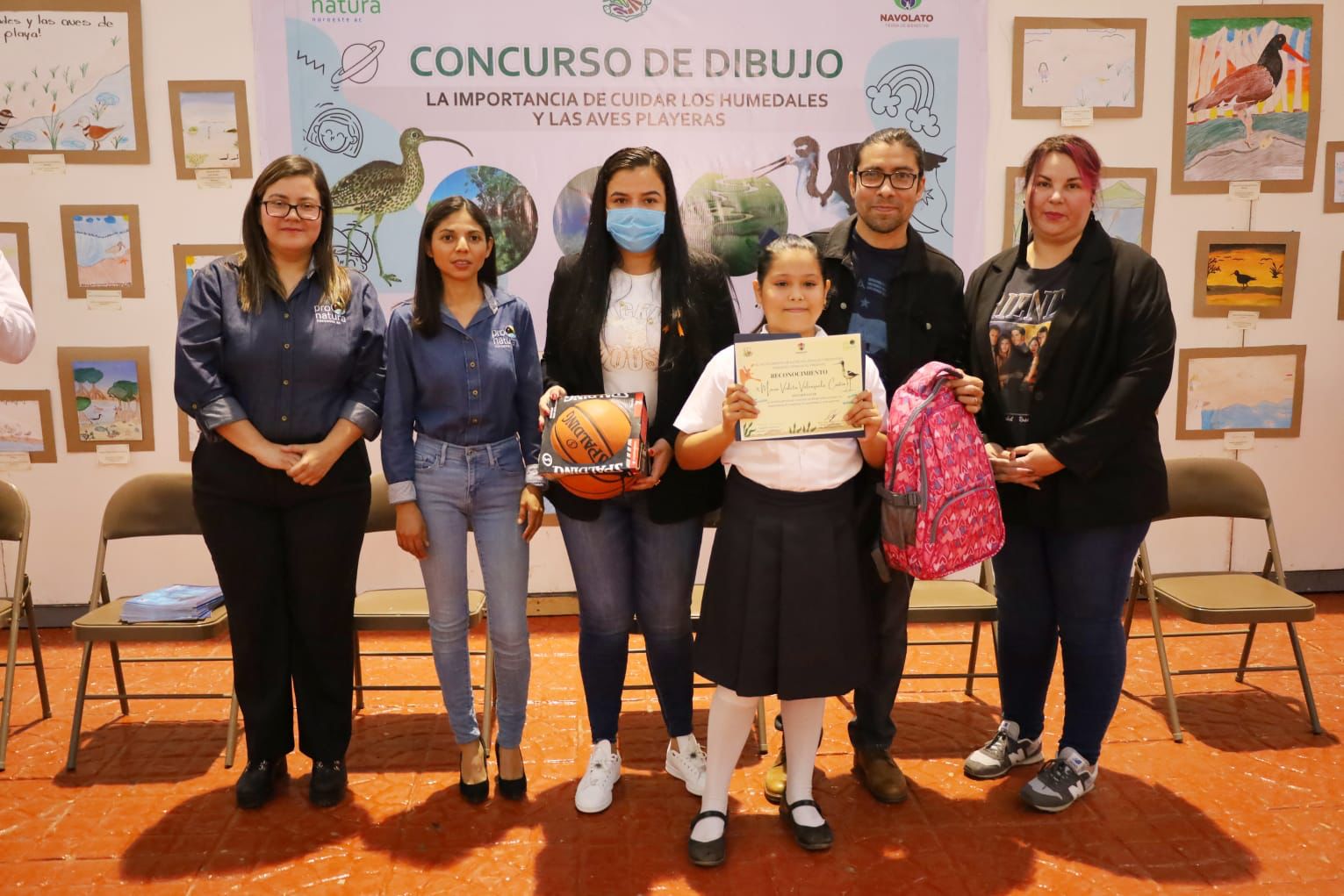 Ayuntamiento de Navolato y Pronatura premian a niñas, niños y adolescentes ganadores de Concurso de Dibujo