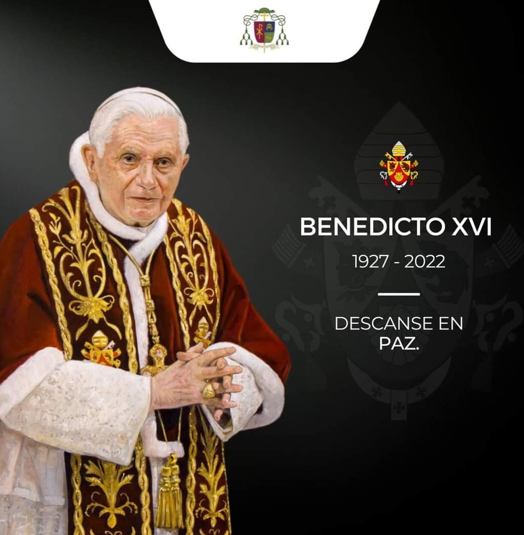 Fallece el papa emérito Benedicto XVI