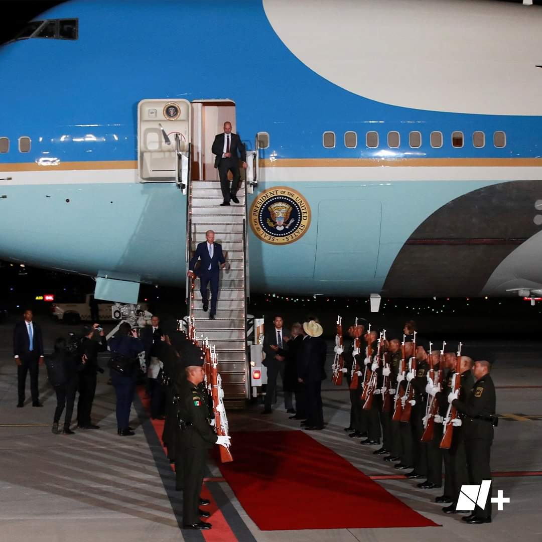 Llega Joe Biden al AIFA