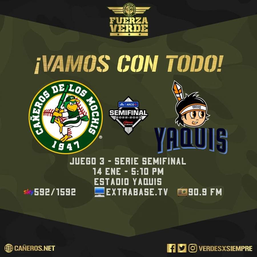 Cañeros vs Yaquis
