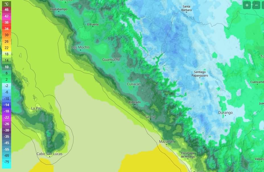 La tercera tormenta invernal generara 4 días de frío en Sinaloa